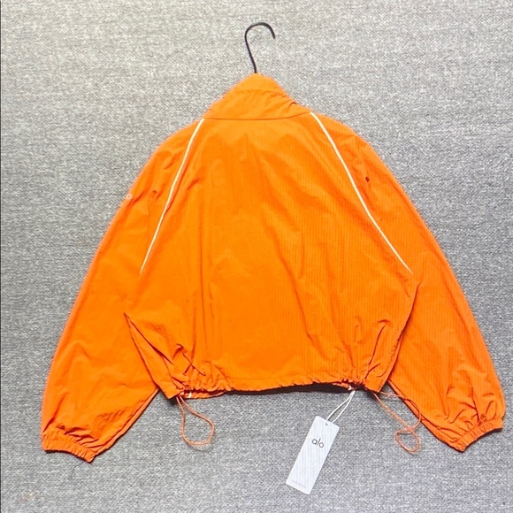 ALO Yoga Orange Track Pants & Jacket Set - Picture 3 of 6